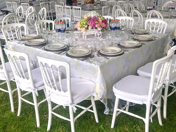 silla modelo versalles blanco